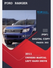 FORD RANGER 2011 OWNERS MANUAL